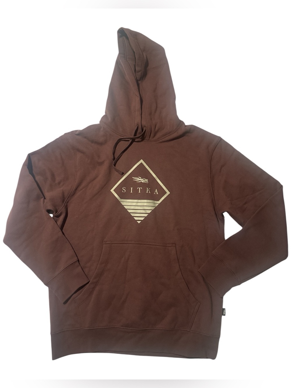 Sitka-Men's Sitka Diamond Badge Hoodie in cherry wood